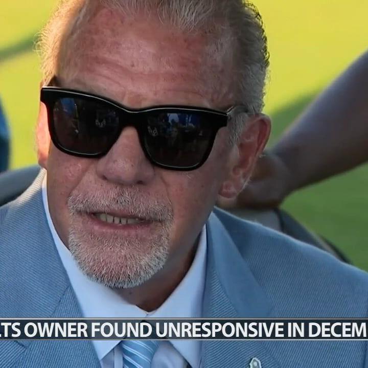 Indianapolis Colts owner Jim Irsay was found 'unresponsive' inside home in December